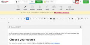 screen capture of the CMS asset finder