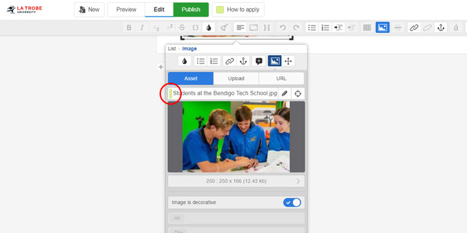 screen capture current status, inline image toolbar
