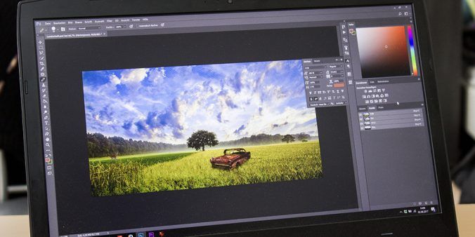 Editing image in photoshop