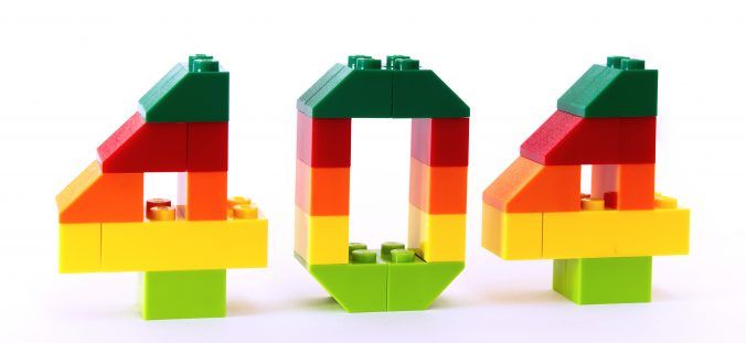 Numbers 4, 0, 4 in children building blocks