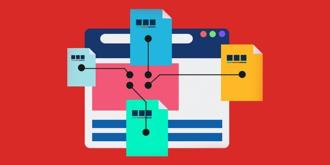 Illustration: page to linking to other assets