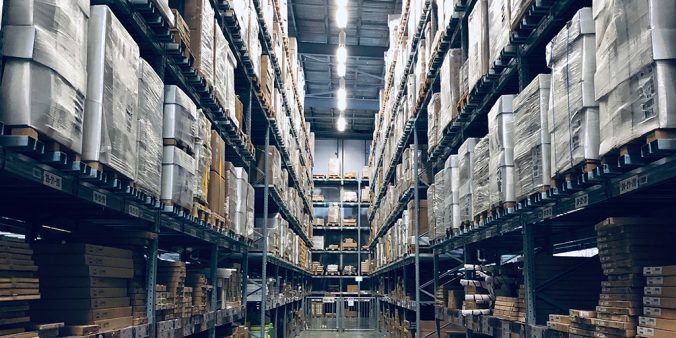 storage facility with boxes